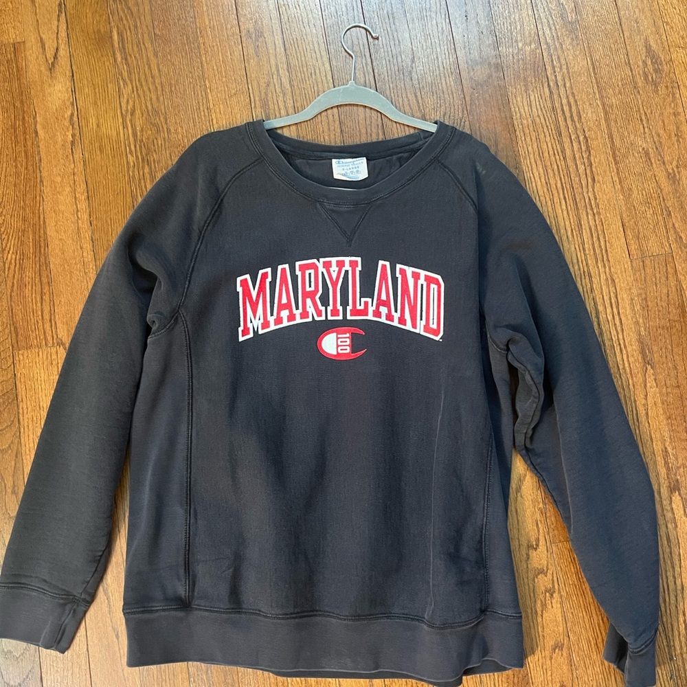 oversized Maryland terps crewneck